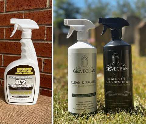 GraveClean vs D2: Which Is Better for Headstone Cleaning?