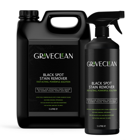 Black Spot Remover for Headstones 5L & 1L Spray Bottle
